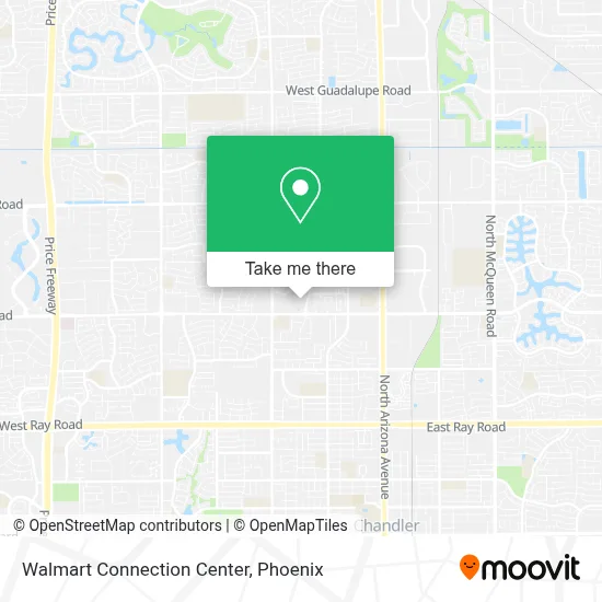 Walmart Connection Center map