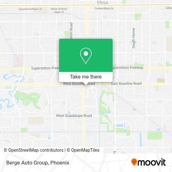 Berge Auto Group map
