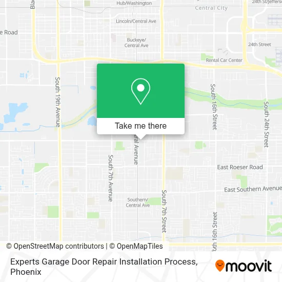 Experts Garage Door Repair Installation Process map