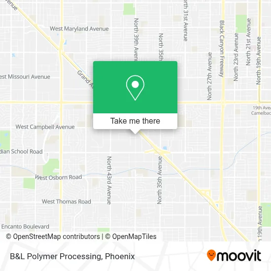 B&L Polymer Processing map