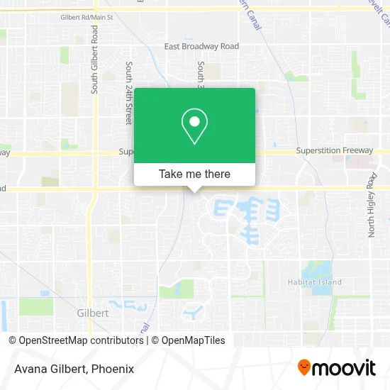 Avana Gilbert map