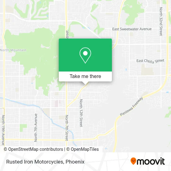 Rusted Iron Motorcycles map