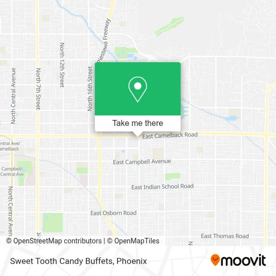 Sweet Tooth Candy Buffets map