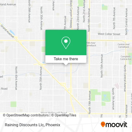 Raining Discounts Llc map