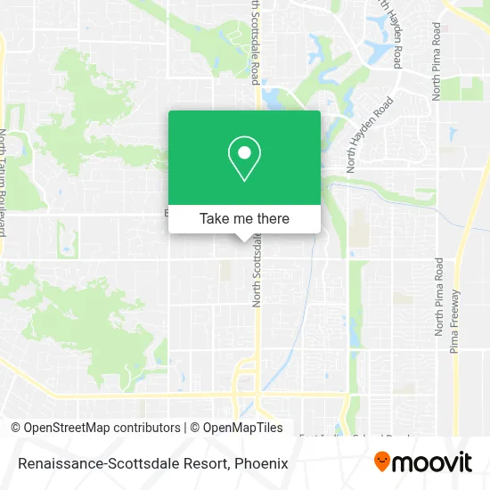 Renaissance-Scottsdale Resort map
