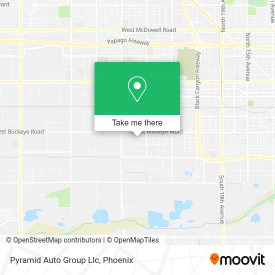 Pyramid Auto Group Llc map