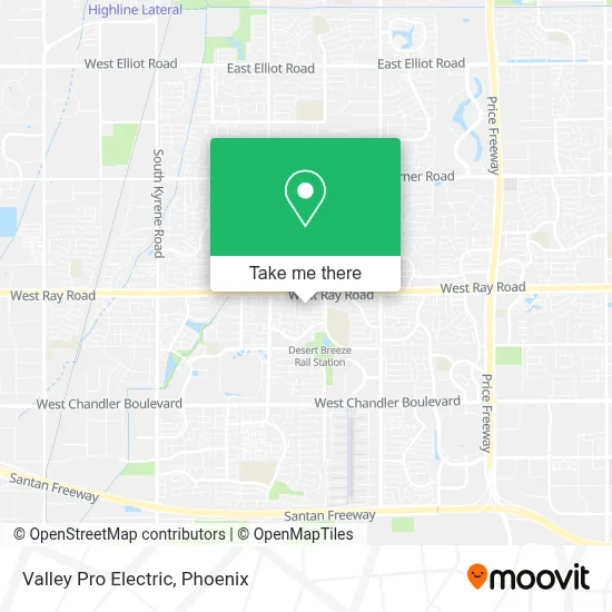 Valley Pro Electric map