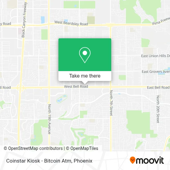 Coinstar Kiosk - Bitcoin Atm map