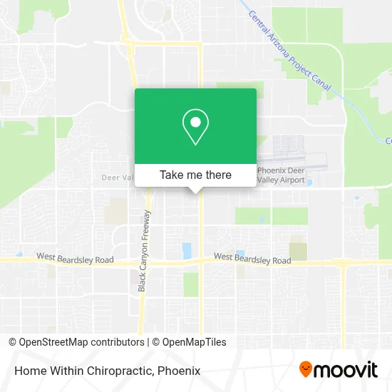 Home Within Chiropractic map
