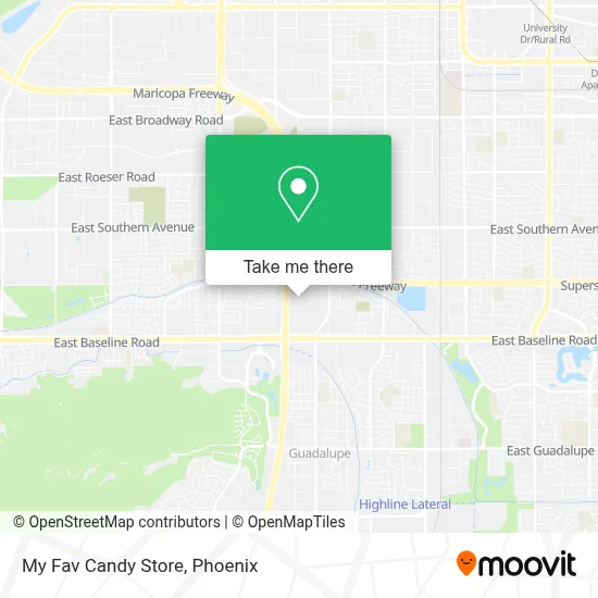 My Fav Candy Store map