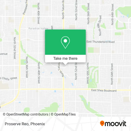 Proserve Reo map