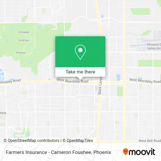 Farmers Insurance - Cameron Foushee map
