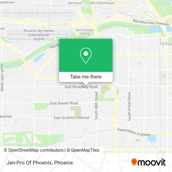 Jan-Pro Of Phoenix map