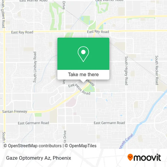 Gaze Optometry Az map