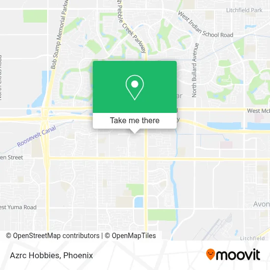 Azrc Hobbies map