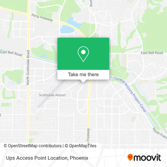 Ups Access Point Location map