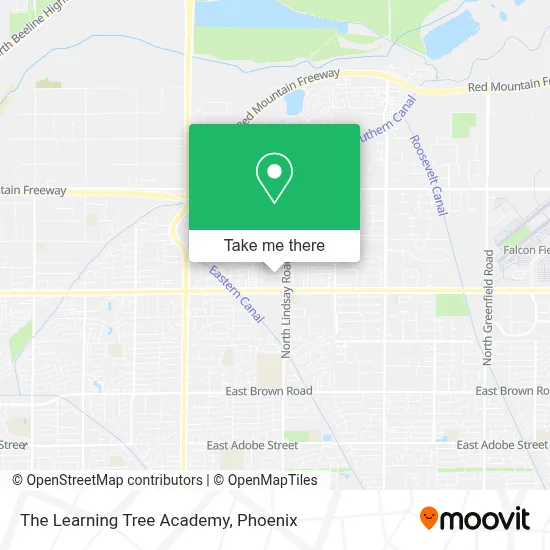 The Learning Tree Academy map
