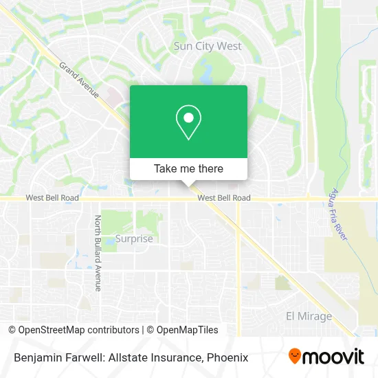 Benjamin Farwell: Allstate Insurance map