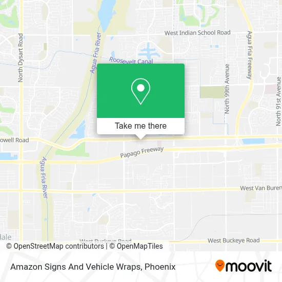 Amazon Signs And Vehicle Wraps map