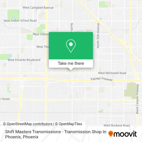 Shift Masters Transmissions - Transmission Shop In Phoenix map