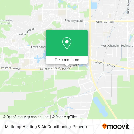 Midtemp Heating & Air Conditioning map