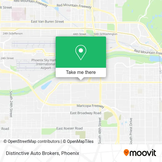 Distinctive Auto Brokers map