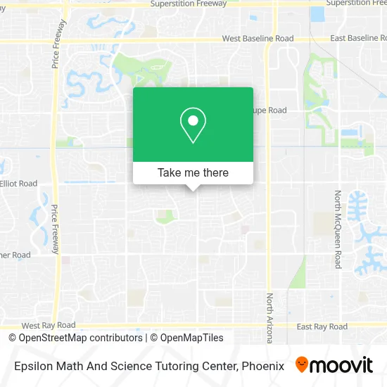 Epsilon Math And Science Tutoring Center map