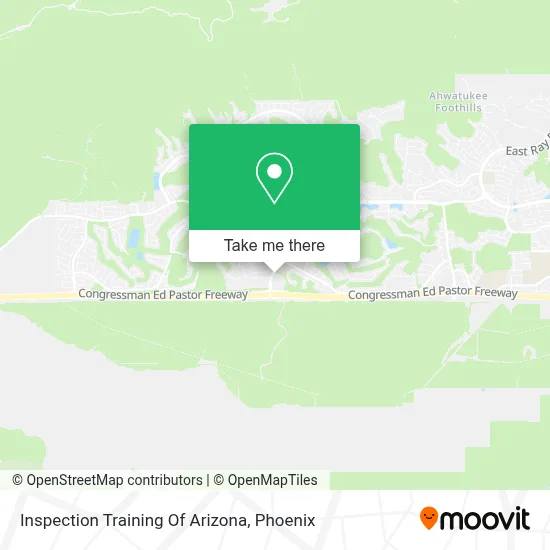Inspection Training Of Arizona map