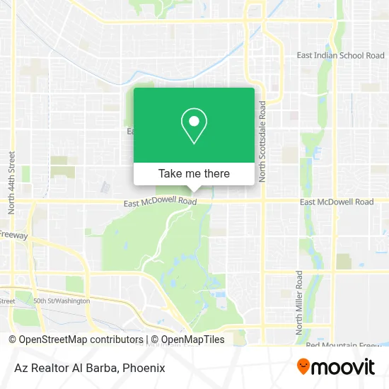 Az Realtor Al Barba map
