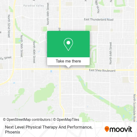 Next Level Physical Therapy And Performance map