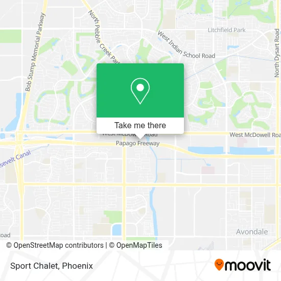 Sport Chalet map