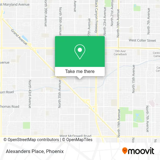 Alexanders Place map