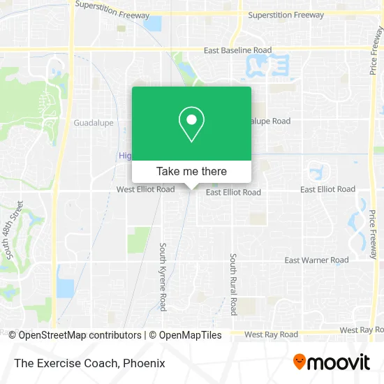 The Exercise Coach map