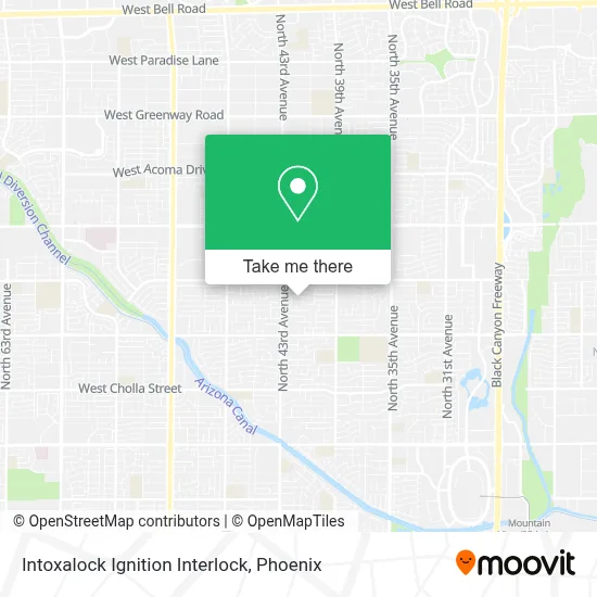 Intoxalock Ignition Interlock map