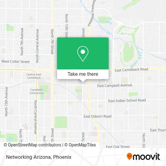 Networking Arizona map