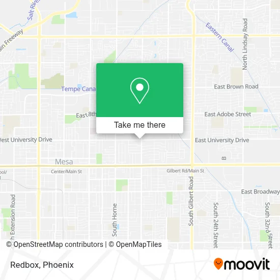 Redbox map