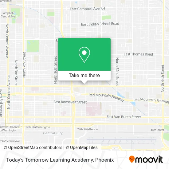 Today's Tomorrow Learning Academy map