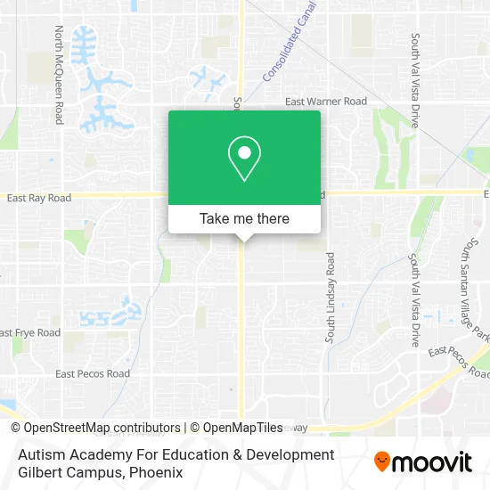 Autism Academy For Education & Development Gilbert Campus map