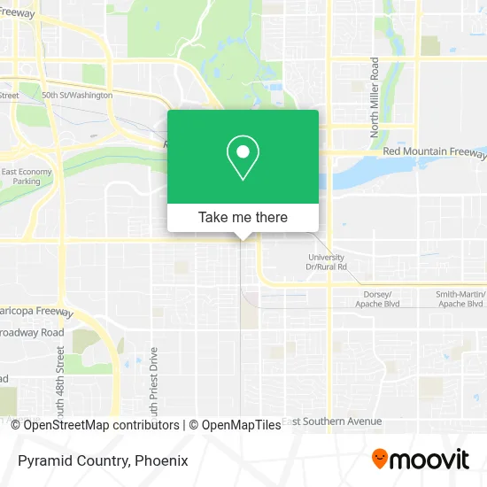 Pyramid Country map