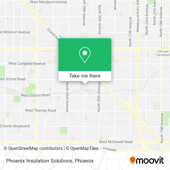 Phoenix Insulation Solutions map