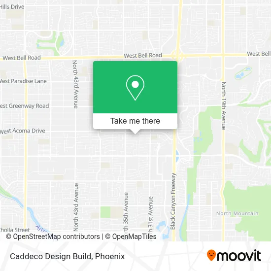 Caddeco Design Build map