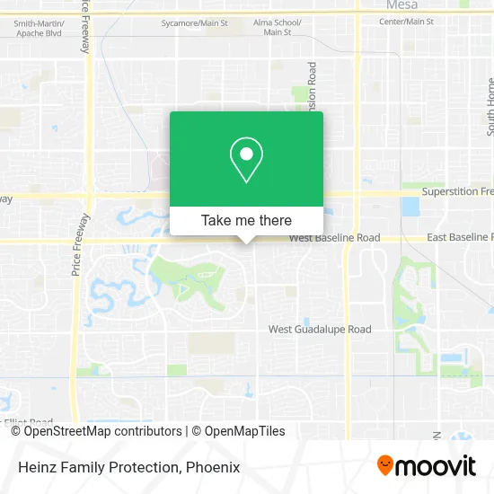 Heinz Family Protection map
