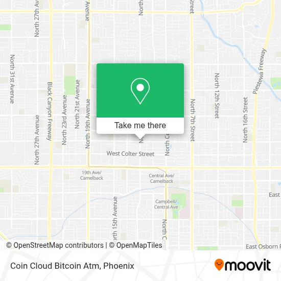 Coin Cloud Bitcoin Atm map