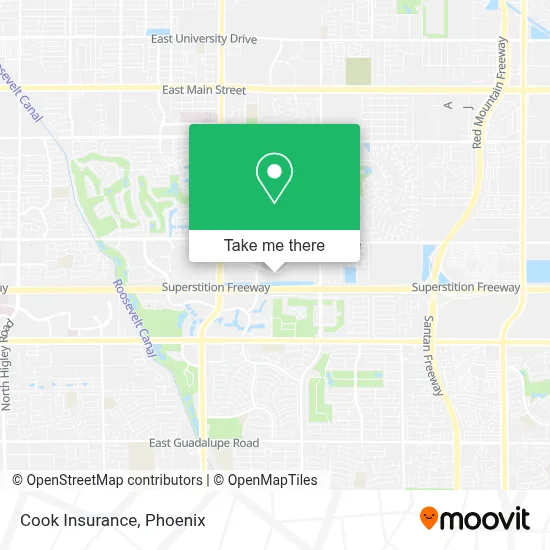 Cook Insurance map