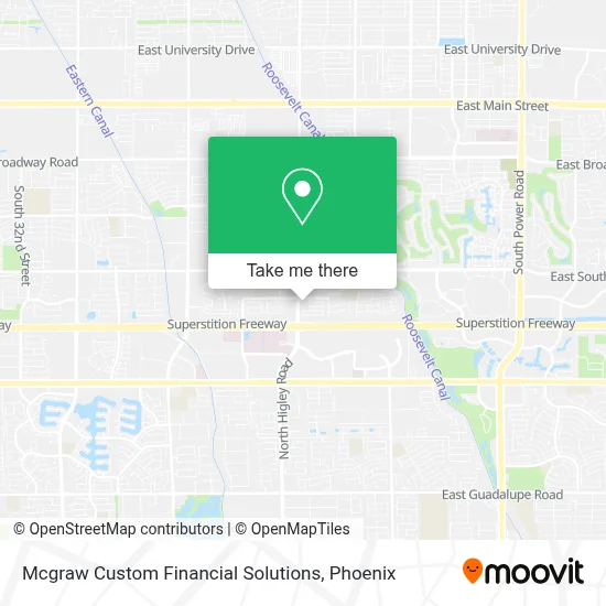 Mcgraw Custom Financial Solutions map