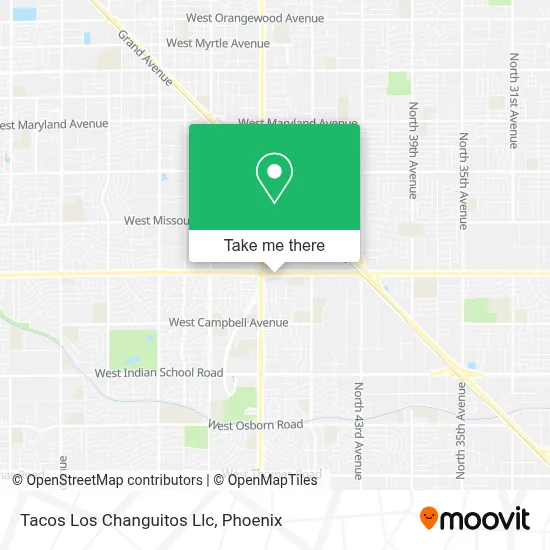Tacos Los Changuitos Llc map