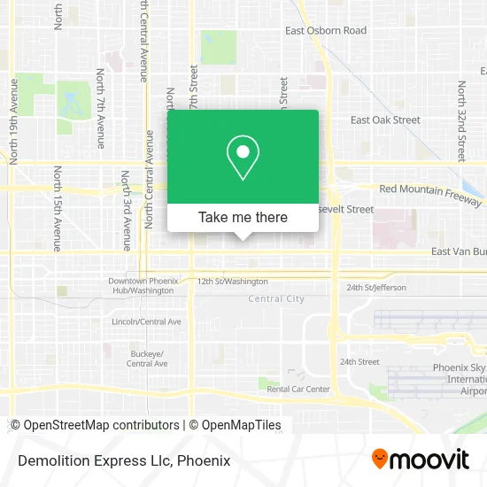 Demolition Express Llc map