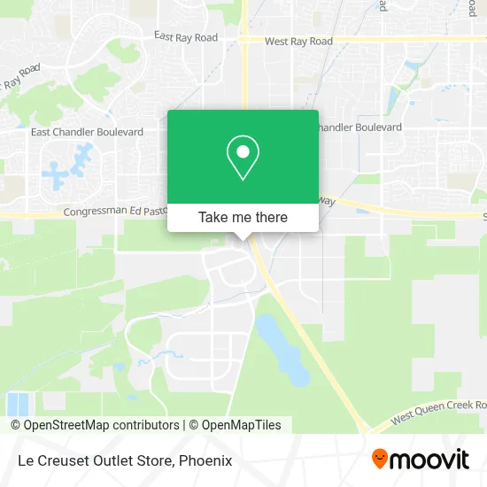 Le Creuset Outlet Store map