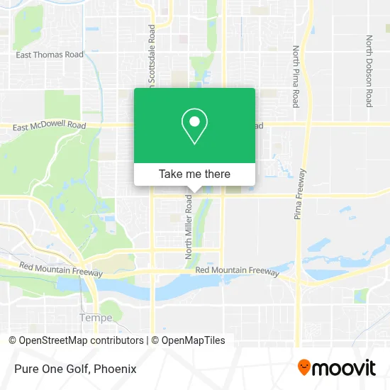 Pure One Golf map