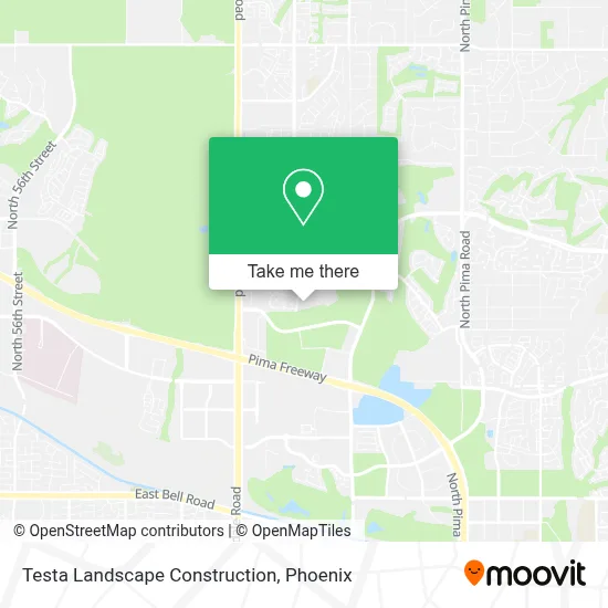 Testa Landscape Construction map